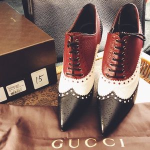 ❣️Rare Gucci 👠 Malaga Kid Oxford
Heels